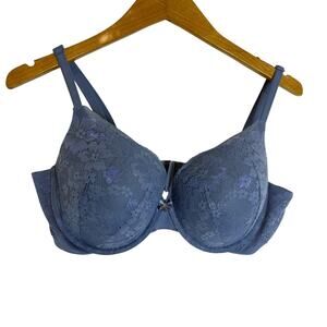 Victoria's Secret - Blue Lace Convertible Perfect Shape Full Coverage Bra - 38D